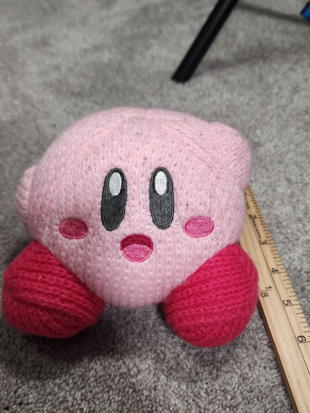 Takara Tomy Kirby Super Star Knit type 8” Plush Doll Japan kawaii